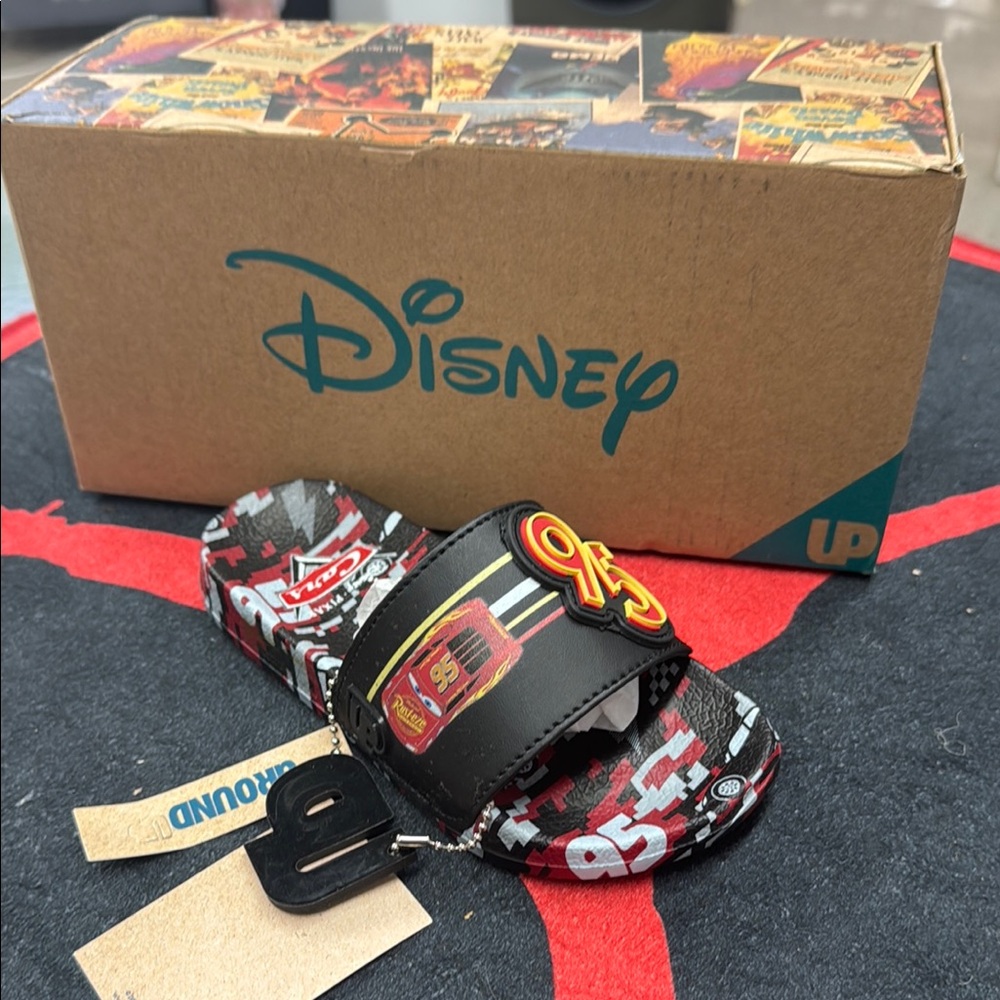 Disney Black and Red Kids Sandals